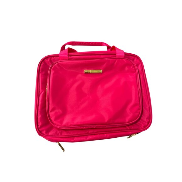 Joy Eco Luxe World Traveler Light and Chic Toiletry Case Hot Pink Organizer NEW - Picture 1 of 8
